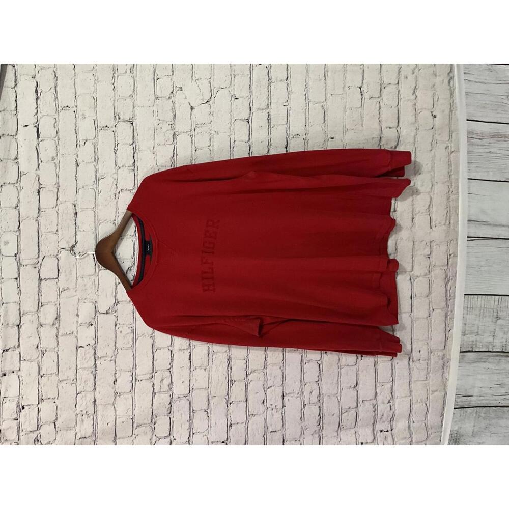 Tommy Hilfiger Men's Red Cotton Sweatshirt XXL - Picture 1 of 6